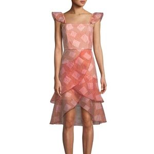 alice + olivia Angelita Midi Dress
